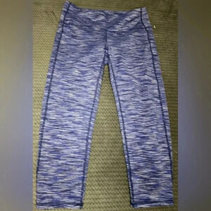 Athleta Cropped Leggings Size Small Blue